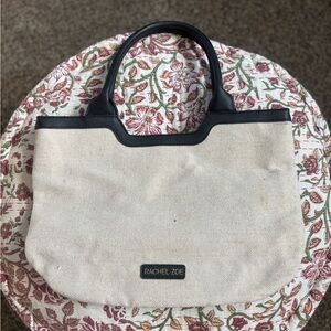 Rachel Zoe Capri Canvas Tote Bag Purse